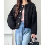 【mily bilet】エンブレムボタン使いボアジャケット | Classical Elf  | 詳細画像17 