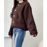 【mily bilet】エンブレムボタン使いボアジャケット | Classical Elf  | 詳細画像24 