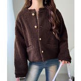 【mily bilet】エンブレムボタン使いボアジャケット | Classical Elf  | 詳細画像27 