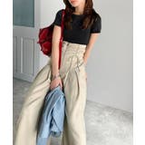 ウエストシャーリングハイウェストワイドパンツ | Classical Elf  | 詳細画像8