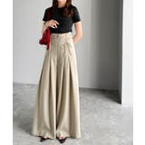 ウエストシャーリングハイウェストワイドパンツ | Classical Elf  | 詳細画像1