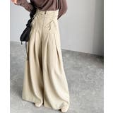 ウエストシャーリングハイウェストワイドパンツ | Classical Elf  | 詳細画像2