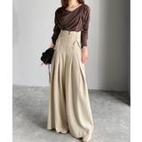 ウエストシャーリングハイウェストワイドパンツ | Classical Elf  | 詳細画像3