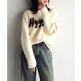 【mily bilet】フェザージャガードロゴミックスニットプルオーバー | Classical Elf  | 詳細画像8 