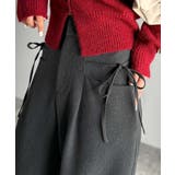 【mily bilet】タック入りストライプリボンワイドパンツ | Classical Elf  | 詳細画像10 