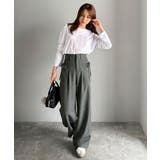 【mily bilet】タック入りストライプリボンワイドパンツ | Classical Elf  | 詳細画像19 