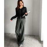 【mily bilet】タック入りストライプリボンワイドパンツ | Classical Elf  | 詳細画像25 