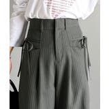 【mily bilet】タック入りストライプリボンワイドパンツ | Classical Elf  | 詳細画像36 