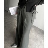【mily bilet】タック入りストライプリボンワイドパンツ | Classical Elf | 詳細画像43