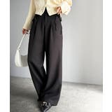 【mily bilet】タック入りストライプリボンワイドパンツ | Classical Elf  | 詳細画像1 