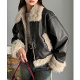 ブラック | ファー使いヴィンテージライク ダメージフェイクレザーライダースジャケット | Classical Elf 