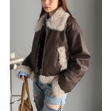 ファー使いヴィンテージライク ダメージフェイクレザーライダースジャケット | Classical Elf  | 詳細画像12 