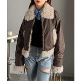 ファー使いヴィンテージライク ダメージフェイクレザーライダースジャケット | Classical Elf  | 詳細画像13 