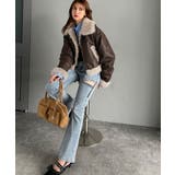 ファー使いヴィンテージライク ダメージフェイクレザーライダースジャケット | Classical Elf  | 詳細画像17 