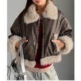 ブラウン | ファー使いヴィンテージライク ダメージフェイクレザーライダースジャケット | Classical Elf 