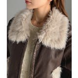 ファー使いヴィンテージライク ダメージフェイクレザーライダースジャケット | Classical Elf  | 詳細画像26 