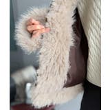 【mily bilet】ファー使いヴィンテージライク ダメージフェイクレザーライ… | Classical Elf  | 詳細画像34 