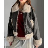 ファー使いヴィンテージライク ダメージフェイクレザーライダースジャケット | Classical Elf  | 詳細画像5 