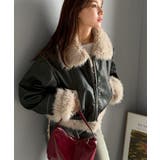 ファー使いヴィンテージライク ダメージフェイクレザーライダースジャケット | Classical Elf  | 詳細画像6 