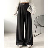 ブラック | 【mily bilet】【速乾機能 接触冷感機能付き】ほのかな光沢と落ち感で美脚… | Classical Elf 