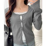 【mily bilet】重ね着風デザインで華やかに♪ レースキャミフェイクレイヤ… | Classical Elf | 詳細画像21