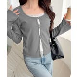 【mily bilet】重ね着風デザインで華やかに♪ レースキャミフェイクレイヤ… | Classical Elf | 詳細画像23