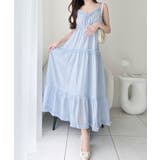 ブルー | 【mily bilet】周囲の視線を集める華やかな一着。前後2wayフリルデザイ… | Classical Elf