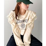 【mily bilet】チュールとフリルで甘く着る。ダブルフリルカレッジロゴ刺繍… | Classical Elf  | 詳細画像9 