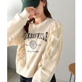 【mily bilet】チュールとフリルで甘く着る。ダブルフリルカレッジロゴ刺繍… | Classical Elf  | 詳細画像10 