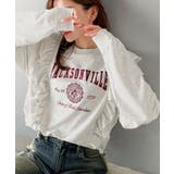 【mily bilet】チュールとフリルで甘く着る。ダブルフリルカレッジロゴ刺繍… | Classical Elf  | 詳細画像18 