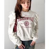 【mily bilet】チュールとフリルで甘く着る。ダブルフリルカレッジロゴ刺繍… | Classical Elf  | 詳細画像19 