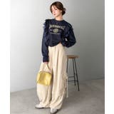 【mily bilet】チュールとフリルで甘く着る。ダブルフリルカレッジロゴ刺繍… | Classical Elf  | 詳細画像27 