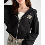 ブラック | 【mily bilet】1枚は持っておきたい！垢抜け必至。胸元ワッペン付きダブル… | Classical Elf 