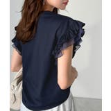 【mily bilet】ふわっと華やか、でも凛と。袖フリルコンパクトTシャツ | Classical Elf | 詳細画像25