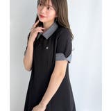 【mily bilet】パネルラインが描く美シルエット。ハーフスリーブポロワンピ… | Classical Elf  | 詳細画像11 