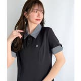 【mily bilet】パネルラインが描く美シルエット。ハーフスリーブポロワンピ… | Classical Elf  | 詳細画像16 