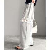 【mily bilet】唯一無二の華やかデザイン。花柄レース 切り替えスウェット… | Classical Elf  | 詳細画像14 