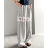 【mily bilet】唯一無二の華やかデザイン。花柄レース 切り替えスウェット… | Classical Elf  | 詳細画像16 