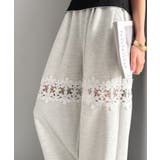 【mily bilet】唯一無二の華やかデザイン。花柄レース 切り替えスウェット… | Classical Elf  | 詳細画像25 