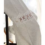 【mily bilet】唯一無二の華やかデザイン。花柄レース 切り替えスウェット… | Classical Elf  | 詳細画像32 