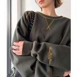 チャコール | 《JaVaジャバコラボ》配色ステッチが映える◎裏起毛ガゼット&袖刺繍プルオーバー | Classical Elf