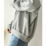 《JaVaジャバコラボ》配色ステッチが映える◎裏起毛ガゼット&袖刺繍プルオーバー | Classical Elf | 詳細画像45