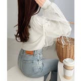 【mily bilet】大人可愛いふんわりスリーブが魅力♪サイドスリットリボンチ… | Classical Elf | 詳細画像6