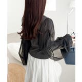 【mily bilet】大人可愛いふんわりスリーブが魅力♪サイドスリットリボンチ… | Classical Elf | 詳細画像13