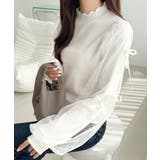 【mily bilet】大人可愛いふんわりスリーブが魅力♪サイドスリットリボンチ… | Classical Elf | 詳細画像16