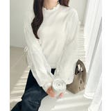 【mily bilet】大人可愛いふんわりスリーブが魅力♪サイドスリットリボンチ… | Classical Elf | 詳細画像20