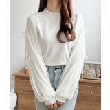 【mily bilet】大人可愛いふんわりスリーブが魅力♪サイドスリットリボンチ… | Classical Elf | 詳細画像2