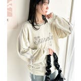 オートミール | 【mily bilet】気分上がるサテンリボンロゴが可愛い。サイドシャーリングサ… | Classical Elf 