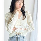 アイボリー | 【mily bilet】カジュアルな大人ガーリーテイスト。シャーリング使い膨れジ… | Classical Elf 