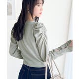 【mily bilet】カジュアルな大人ガーリーテイスト。シャーリング使い膨れジ… | Classical Elf  | 詳細画像15 